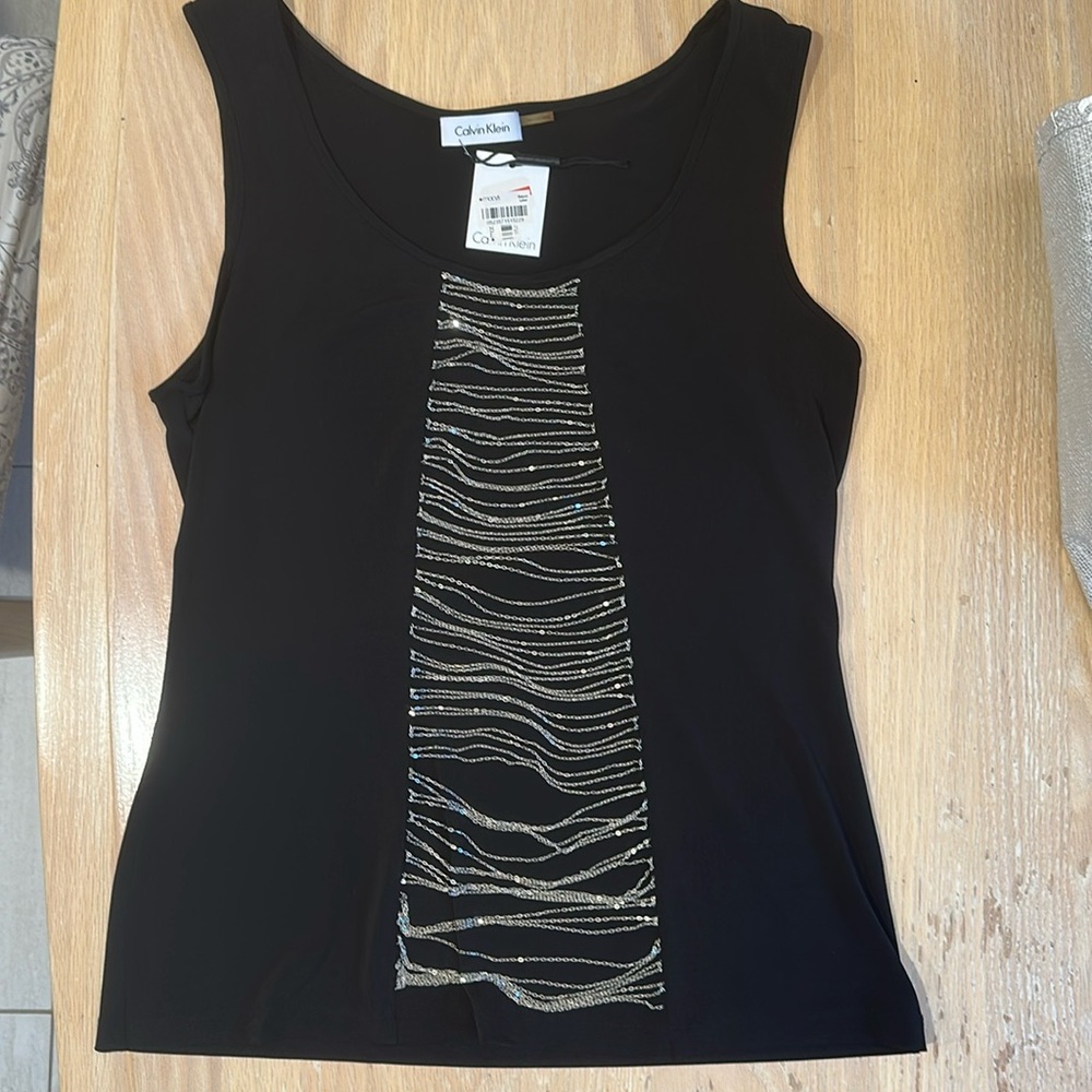 Calvin Klein Black tank top size XS